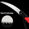 Hand Pruning Saw;  Folding Camping Saw;  Strong SK-5 Sharp Tree Saws with 10" Blade - Perfect for Pruning Trimming Trees Branches Camping