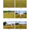 10'x10' Patio Tent Party Wedding Tent Gazebo Canopy Camping Shelter Outdoor