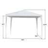 10'x10' Patio Tent Party Wedding Tent Gazebo Canopy Camping Shelter Outdoor