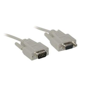 C2G 15ft DB9 M/F Extension Cable - Beige