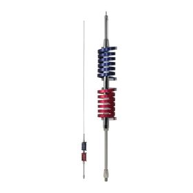 Browning BR-94-RM BR-94 70.5-In. 15,000-Watt Dual-Flat-Coils CB Antenna with 6-In. Shaft, Anodized Red and Midnight Blue