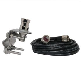 Browning BR-MM-18 Mirror-Mount Kit for CB Antenna with 18-Foot Coaxial Cable and Preinstalled UHF PL-259 Connectors